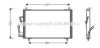 AVA QUALITY COOLING PE5182 Condenser, air conditioning